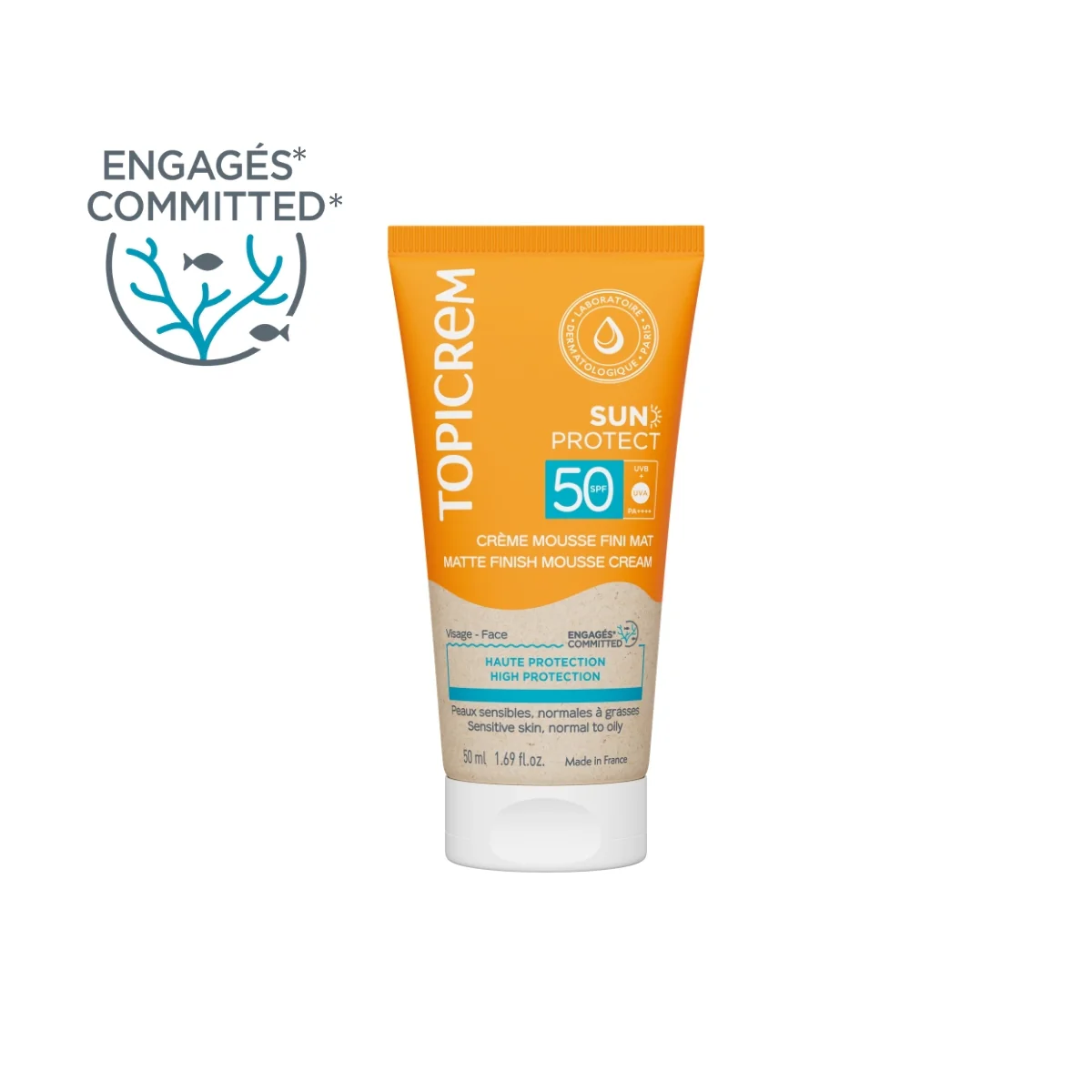 Crème Mousse Fini Mat SPF50